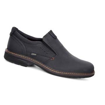 Men's Ecco Turn Slip-on Casual Shoes Black | SG 503RVD